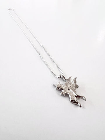 Demon Creature Necklace - Sterling Silver