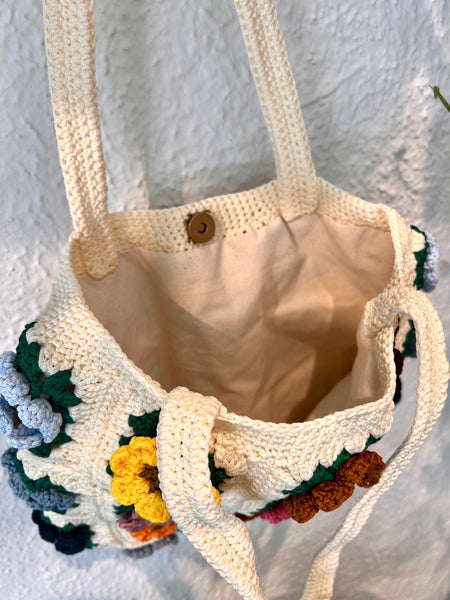 Crochet Flower Bag