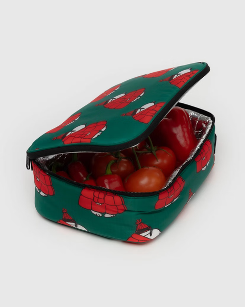 Lunch Box - Puffer Snoopy Red