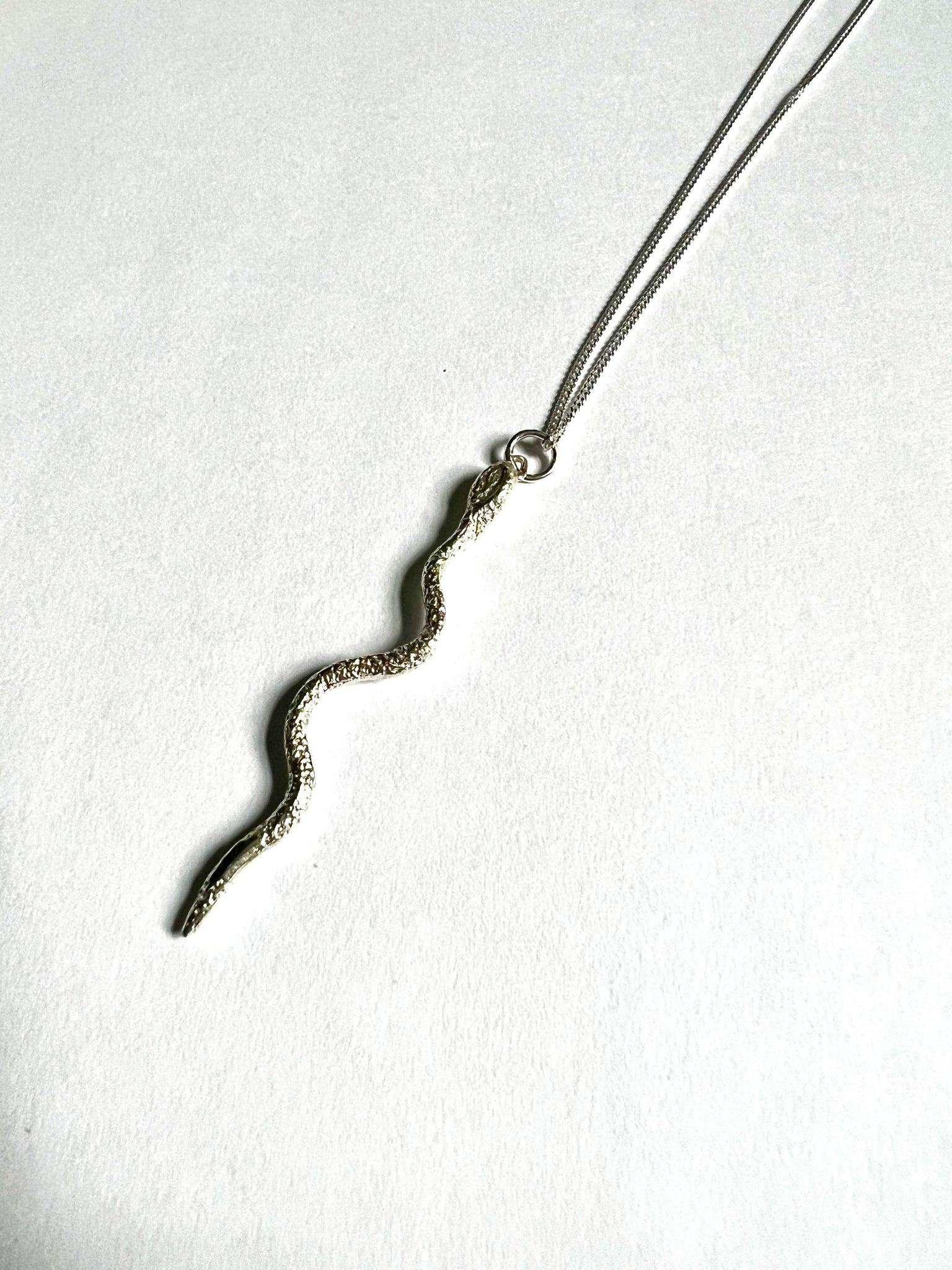 Snake Necklace - Sterling Silver