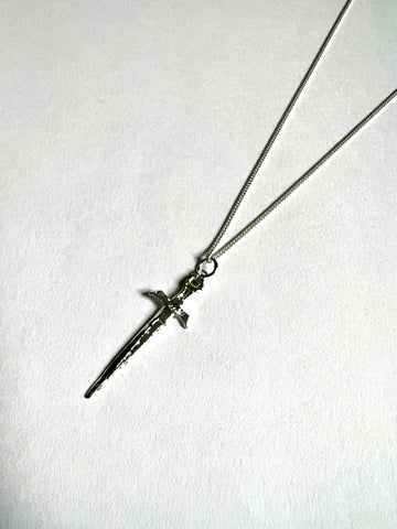 Dagger Necklace - Sterling Silver