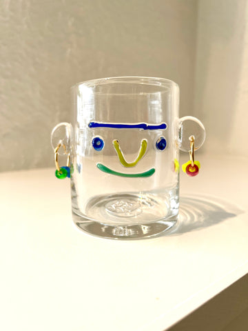 Happy :) Face Cup - Earrings