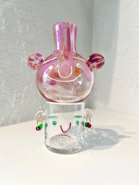 Halo-Halo Bubble Face Vase