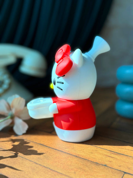 High Cat Silicone Bubbler Water Pipe