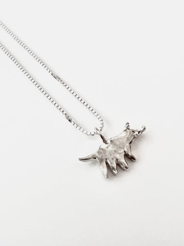 Dog Creature Necklace - Sterling Silver