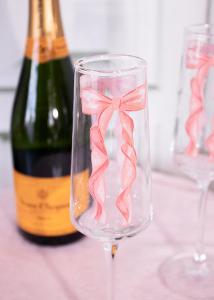 Bow Champagne Glasses