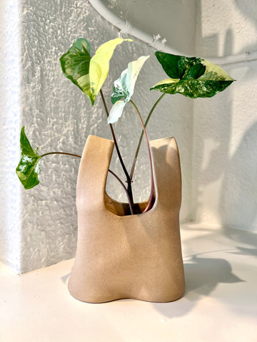Grocery Bag Vase