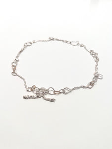 Rope Chain Neckace - Sterling Silver + 9K YG