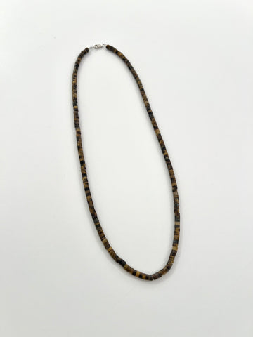Tiger's Eye Necklace - Sterling Silver