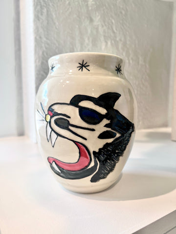 Panther Vase