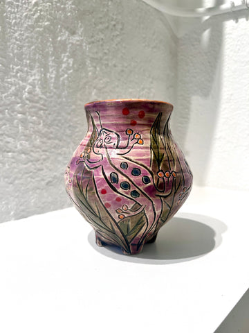Large Lizard Vase
