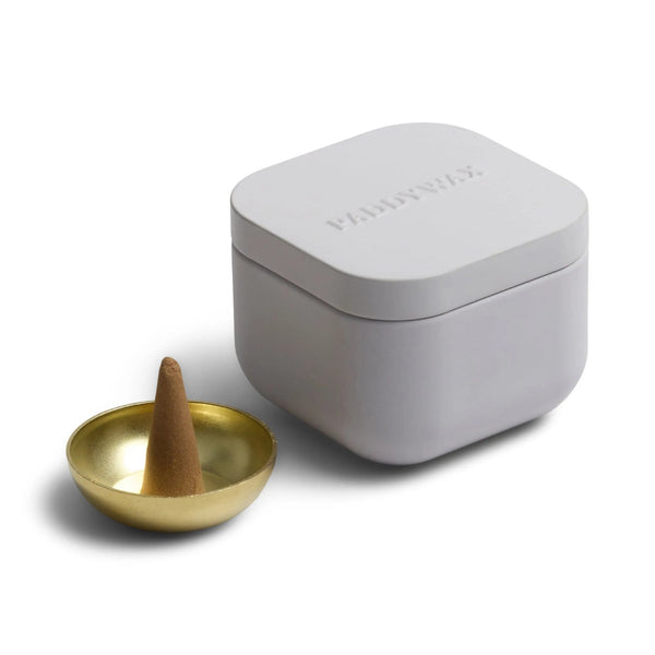 Metal Incense Tin - Cotton & Teak