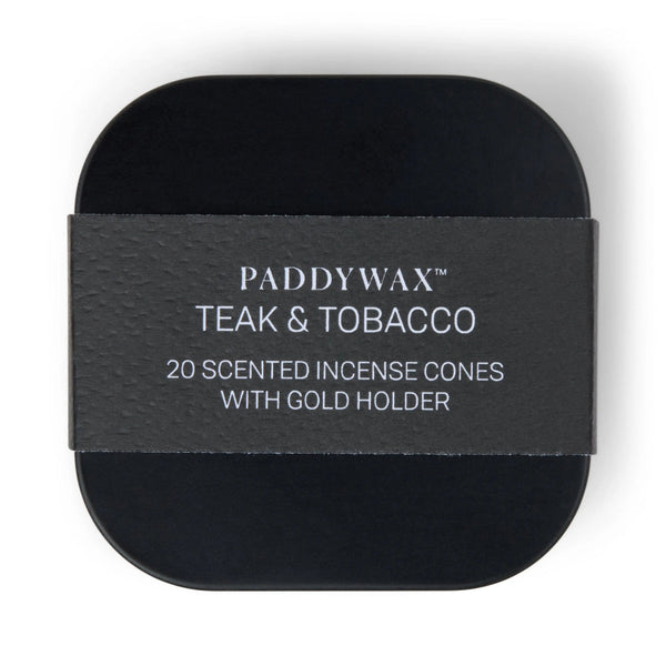 Metal Incense Tin - Teak & Tobacco