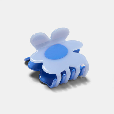 Jester Flower Claw in Periwinkle and Blue