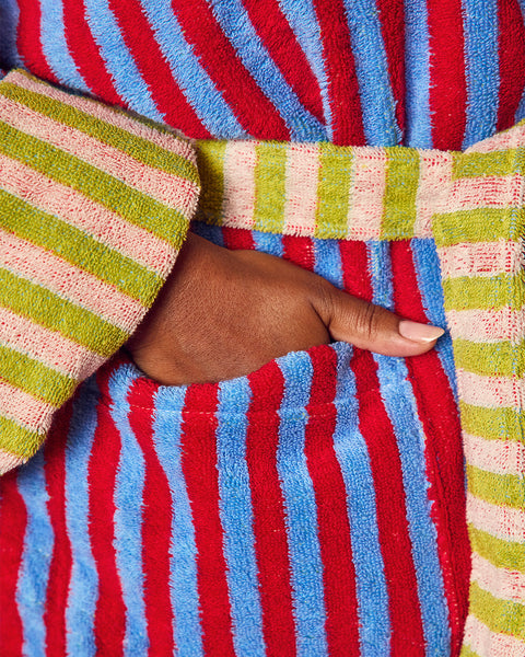Bathrobe - Lanternfly Stripe