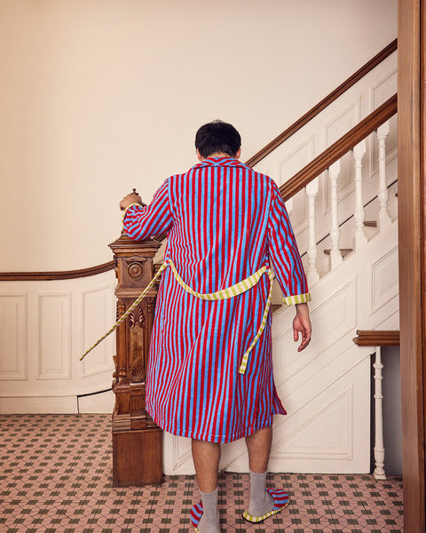 Bathrobe - Lanternfly Stripe