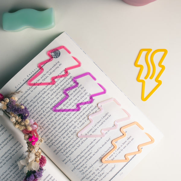Bolt Bookmark - Glass Lemon