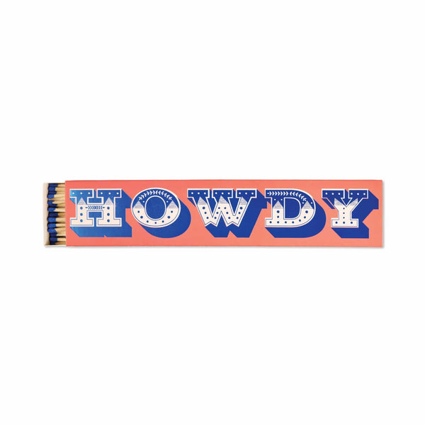 Extra Long Boxed Matches - Howdy