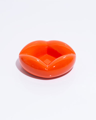 SB005 Ceramic Ashtray - Red/Orange