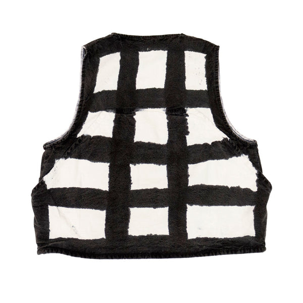 Licorice Check Work Vest