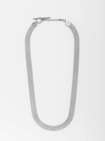 Chainmail Necklace in Sterling Silver