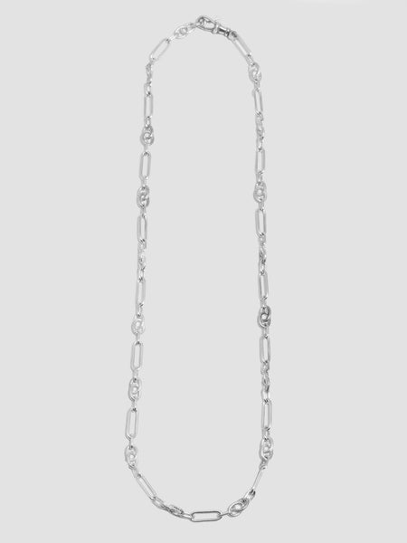 Motley Chain Necklace in Sterling Silver