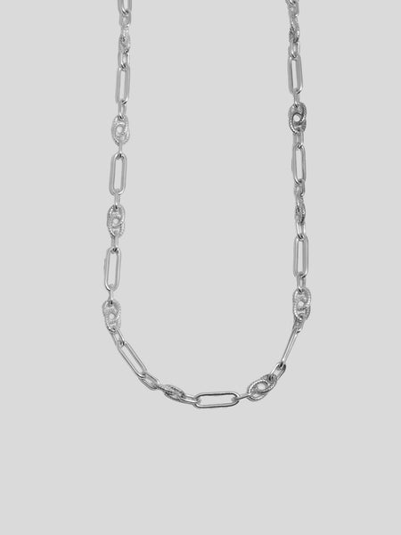 Motley Chain Necklace in Sterling Silver