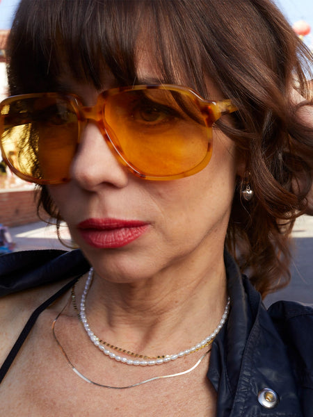 Demi Herringbone Necklace in 10k Gold