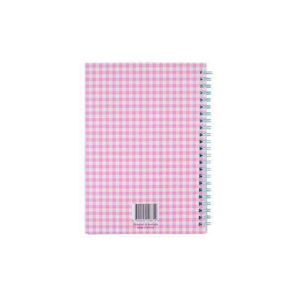 Sticker Collection Album - Pink Gingham