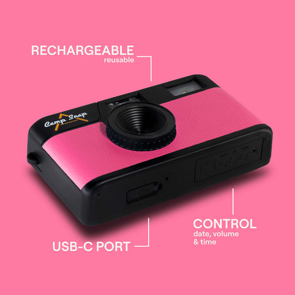 Camp Snap Camera 103B - Flamingo Pink
