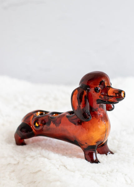 Wiener Dog Triple Bowl Pipe