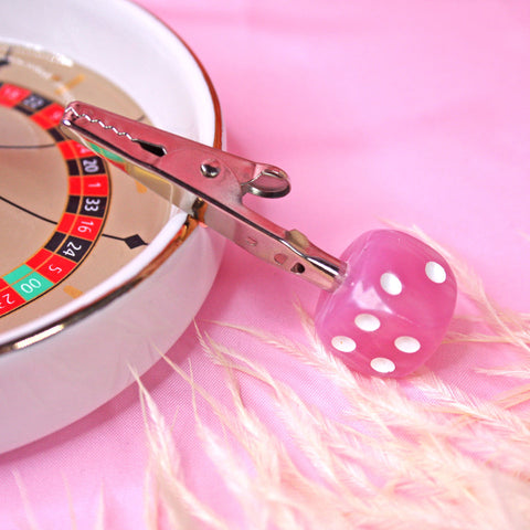 Lucky Pink Dice J Clip