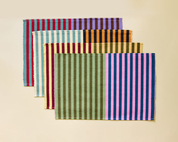 Duo Stripe Placemats - Set of 4