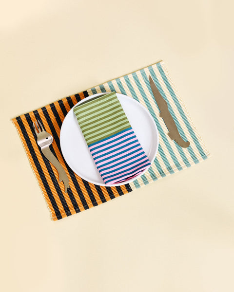 Duo Stripe Placemats - Set of 4