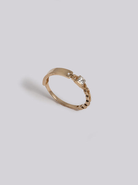 Monroe Diamond ID Ring in 10k Gold