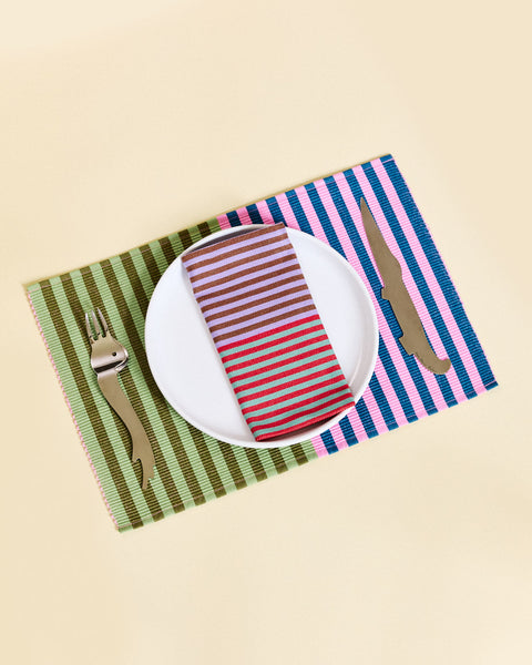 Duo Stripe Placemats - Set of 4