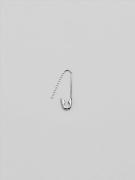 Safety Pin Earring in Sterling Silver