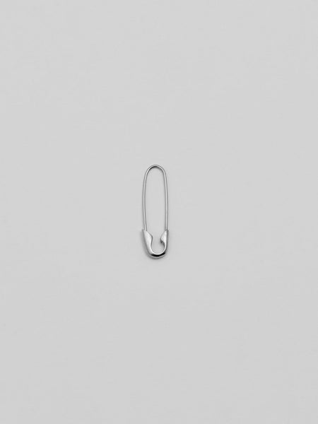 Safety Pin Earring in Sterling Silver