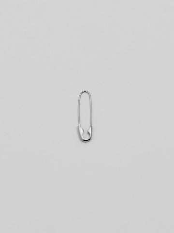 Safety Pin Earring in Sterling Silver