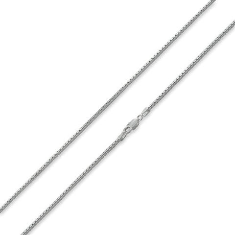 Sterling Silver Box Chain Necklace