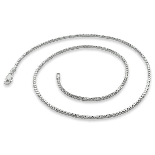 Sterling Silver Box Chain Necklace