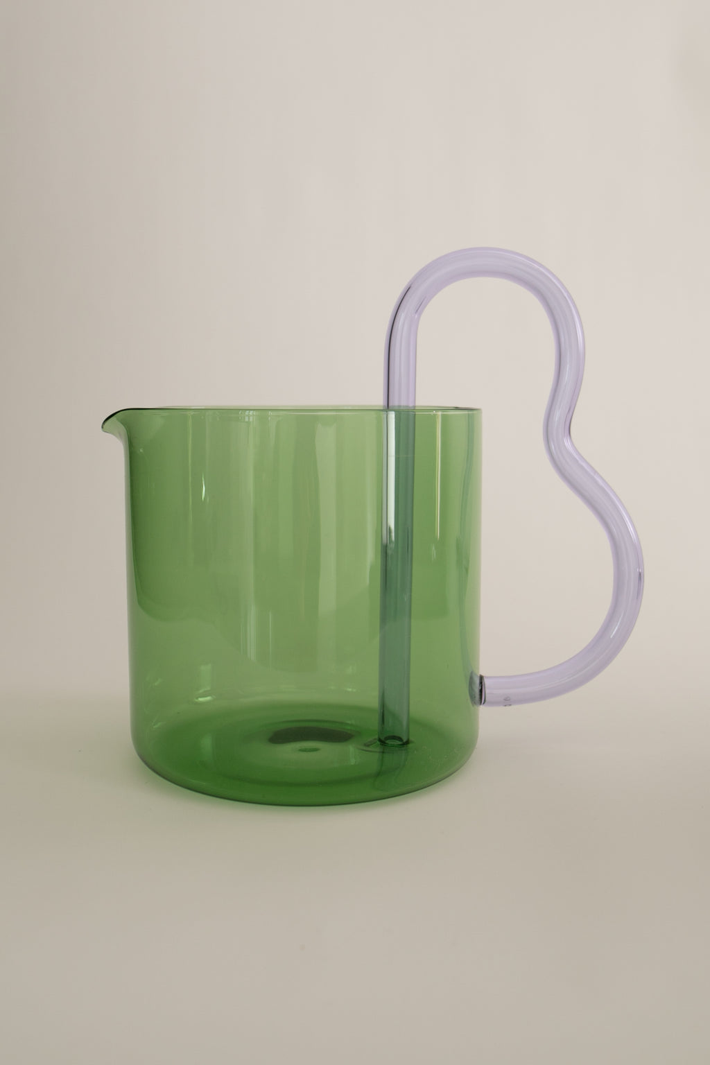 Bean Pitcher - Green / Lilac