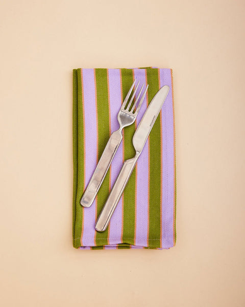 Herb Stripe Napkins Set