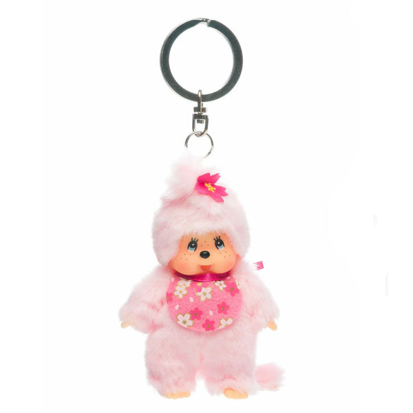 Bebichhichi Monchhichi Cherry Blossom Keychain