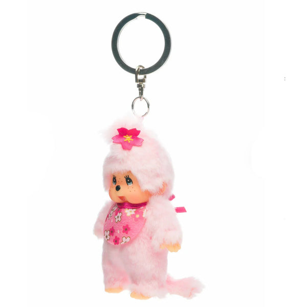 Bebichhichi Monchhichi Cherry Blossom Keychain