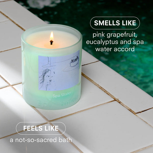 Spa Water Candle