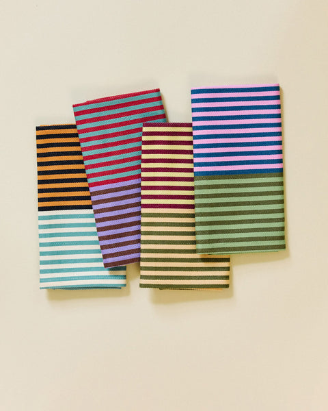 Duo Stripe Napkins Set