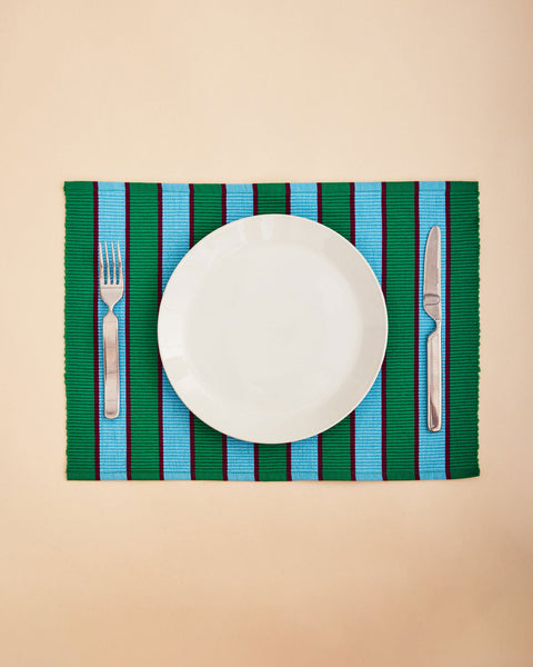 Herb Stripe Placemats - Set of 4