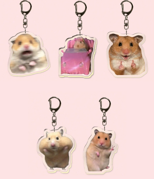 Hamster Keychains