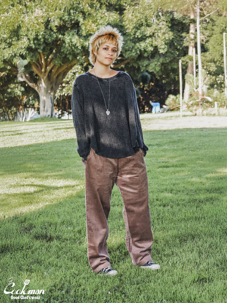 Cookman Chef Pants Corduroy Semiwide - Cocoa